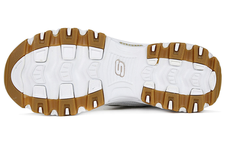 (W) Skechers D Lites Quick Leopard Low-Dad Shoes White 圖 4