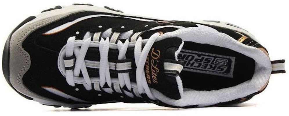 (W) スケッチャーズ D'Lites ランニングシューズ 黒/白 99999745-BKGD Lookbook (W) スケッチャーズ D'Lites ランニングシューズ 黒/白 99999745-BKGD