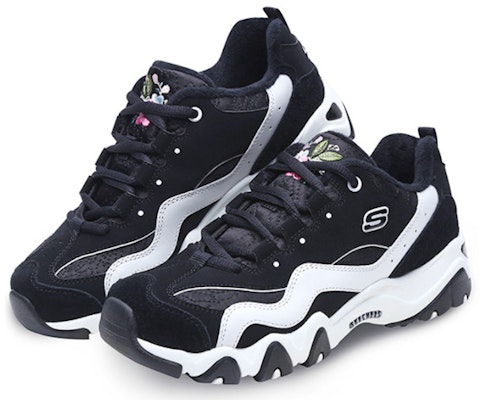 (W) 斯凯奇 D'Lites 跑步鞋 黑白配色 66666077-BLK Lookbook (W) 斯凯奇 D'Lites 跑步鞋 黑白配色 66666077-BLK