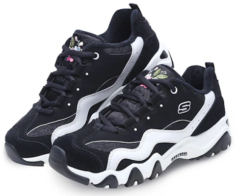 (W) Skechers D''Lites Laufschuhe Schwarz/Weiß 66666077-BLK Lookbook (W) Skechers D''Lites Laufschuhe Schwarz/Weiß 66666077-BLK