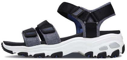 (Women) Skechers D'Lites Sandal 'Black Blue' 31658-BKBL (Women) Skechers D'Lites Sandal 'Black Blue' 31658-BKBL