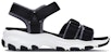 (W) Skechers D'Lites Sandal 'Hitam Biru' 31658-BKBL