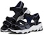(W) Skechers D'Lites Sandal 'Hitam Biru' 31658-BKBL