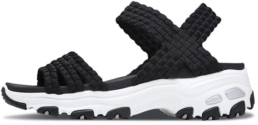 (Women) Skechers D'Lites Sandal 'Black Casual' 31523-BLK Buy (Women) Skechers D'Lites Sandal 'Black Casual' 31523-BLK