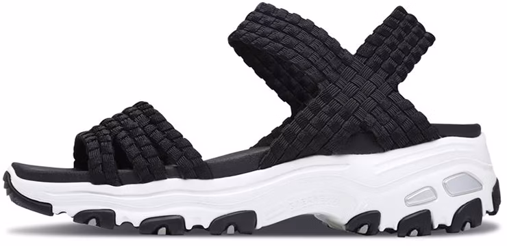 women-skechers-d-lites-sandal-black-casual-31523-blk