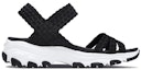 Order (W) Skechers D'Lites Sandal 'Hitam Kasual' 31523-BLK