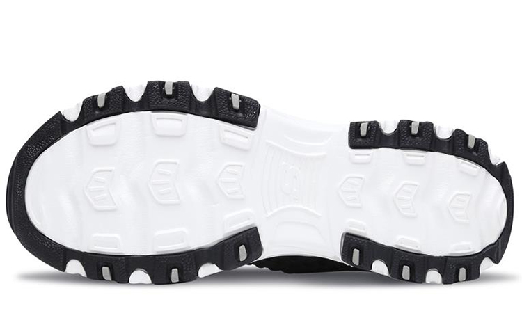 Purchase (Women) Skechers D'Lites Sandal 'Black Casual' 31523-BLK