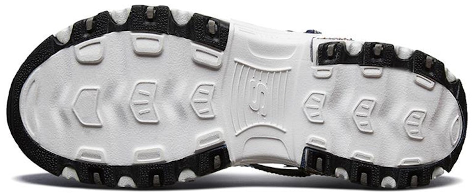Skechers D'Lites 休閒涼鞋 女款 黑多彩 Shop Skechers D'Lites 休閒涼鞋 女款 黑多彩