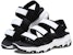 (W) Skechers D'Lites Sandal 'Hitam Putih' 66666108-BKW
