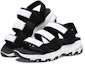 Lookbook (Women) Skechers D'Lites Sandal 'Black White' 66666108-BKW