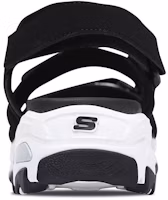Shop Skechers D'lites 運動涼鞋 女款 黑白色