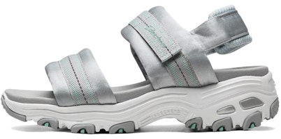 (Women) Skechers D'Lites Sandal 'Grey' 31515-GRY (Women) Skechers D'Lites Sandal 'Grey' 31515-GRY