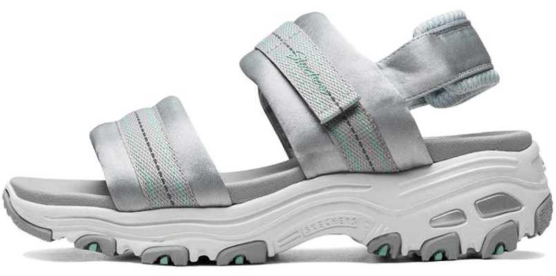 (Women) Skechers D'Lites Sandal 'Grey' 31515-GRY Buy (Women) Skechers D'Lites Sandal 'Grey' 31515-GRY