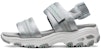 (W) Skechers D'Lites Sandal 'Kelabu' 31515-GRY