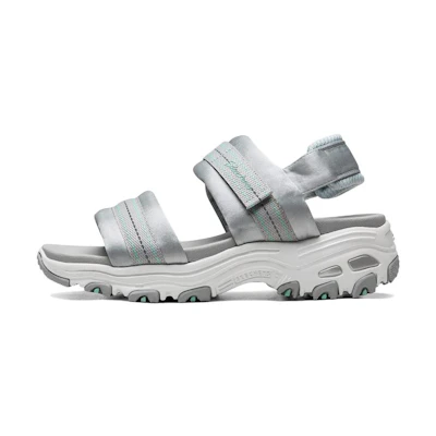 (W) Skechers D'Lites Sandal 'Grey'