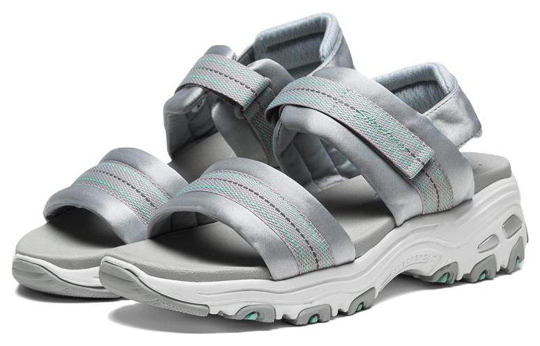 Lookbook (Women) Skechers D'Lites Sandal 'Grey' 31515-GRY