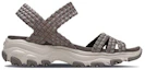Order (Women) Skechers D'Lites Sandal 'Grey Brown' 31523-TPE