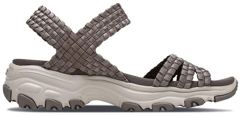 Skechers D'lites 運動休閒涼鞋 女款 灰褐色 Order Skechers D'lites 運動休閒涼鞋 女款 灰褐色