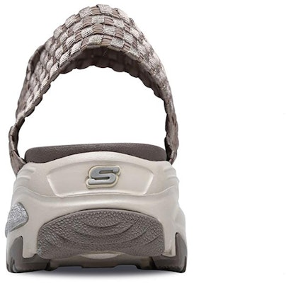 Skechers D'lites 運動休閒涼鞋 女款 灰褐色 Shop Skechers D'lites 運動休閒涼鞋 女款 灰褐色