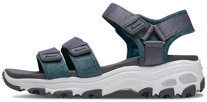 (Women) Skechers D'Lites Sandal 'Grey Green' 31658-CCTL Buy (Women) Skechers D'Lites Sandal 'Grey Green' 31658-CCTL