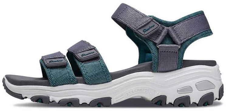 women-skechers-d-lites-sandal-grey-green-31658-cctl