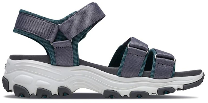 (Women) Skechers D'Lites Sandal 'Grey Green' 31658-CCTL Order (Women) Skechers D'Lites Sandal 'Grey Green' 31658-CCTL