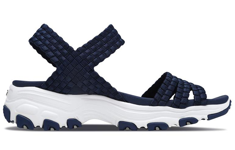 Order (Women) Skechers D'Lites Sandal 'Navy Blue' 31523-NVY