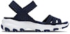 (W) Sandal Skechers D'Lites 'Navy Blue'. 31523-NVY