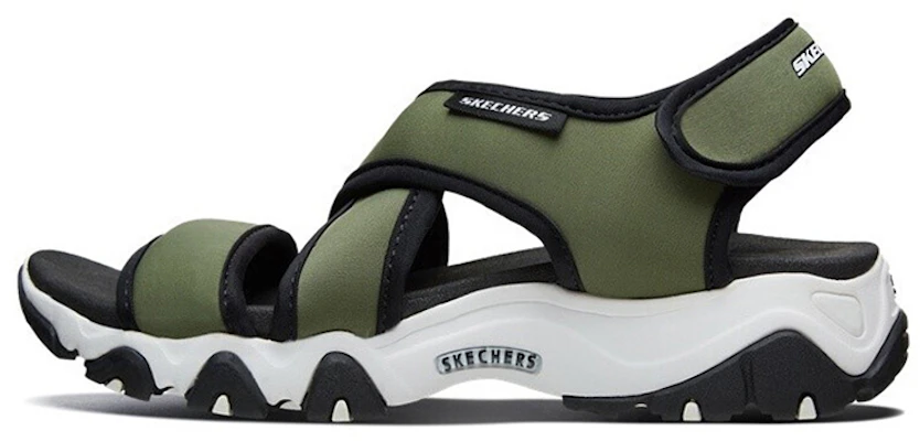 (Women) Skechers D'Lites Sandal 'Olive Green' 88888341-OLV Buy (Women) Skechers D'Lites Sandal 'Olive Green' 88888341-OLV