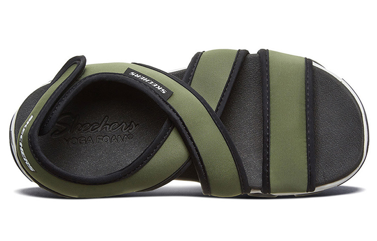 Shop (Women) Skechers D'Lites Sandal 'Olive Green' 88888341-OLV