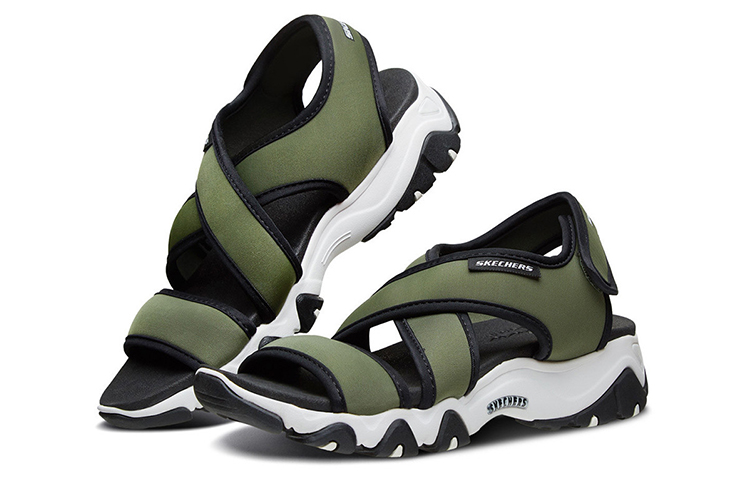 Purchase (Women) Skechers D'Lites Sandal 'Olive Green' 88888341-OLV