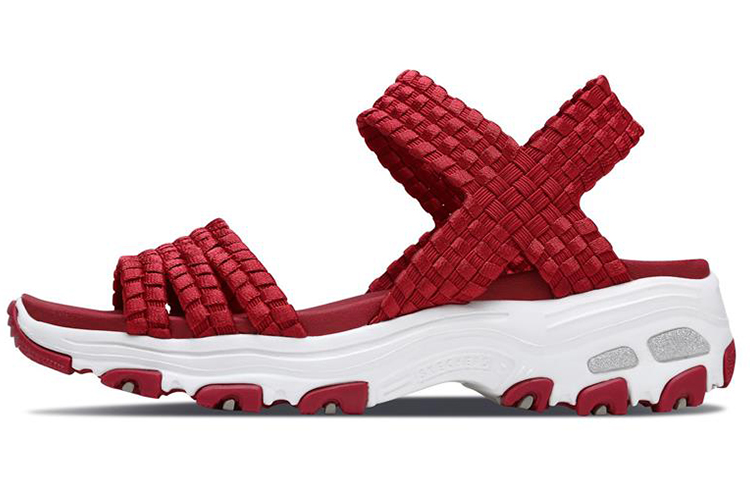 (Women) Skechers D'Lites Sandal 'Red Casual' 31523-RED