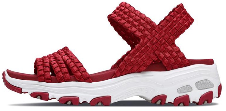 women-skechers-d-lites-sandal-red-casual-31523-red