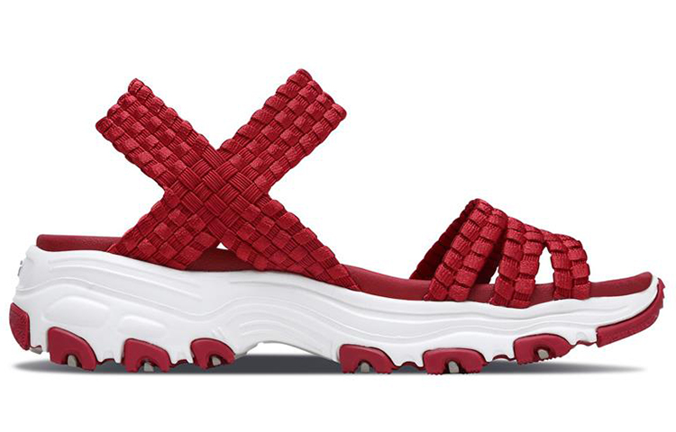 Order (Women) Skechers D'Lites Sandal 'Red Casual' 31523-RED