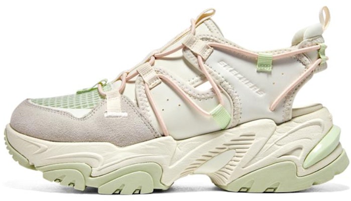 (Women) Skechers D'lites Sandal 'White Grey Green' 119860-NTGR Buy (Women) Skechers D'lites Sandal 'White Grey Green' 119860-NTGR
