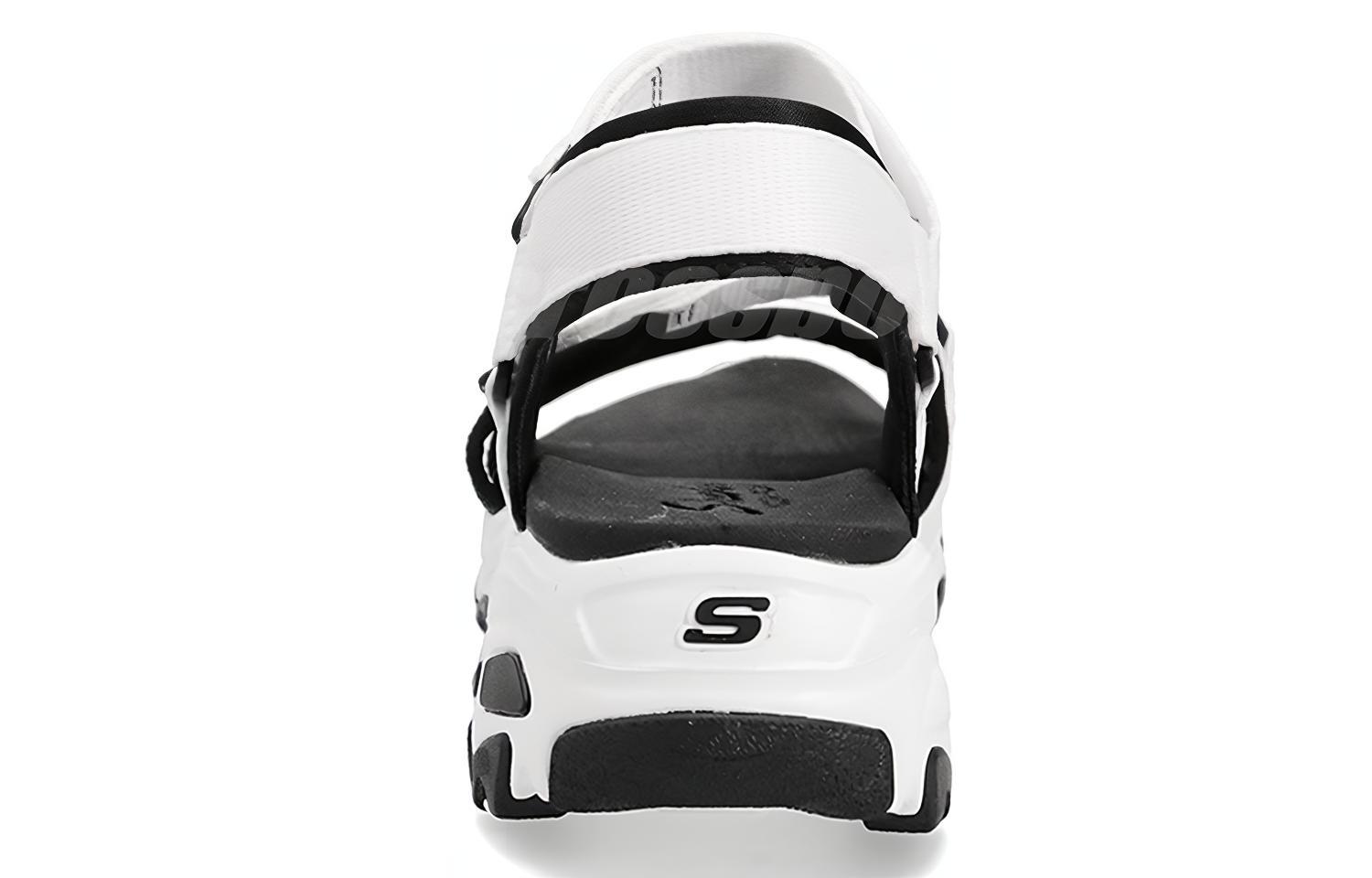 Shop (W) 스케쳐스 딜라이트 샌들 블랙/화이트 31514-WBK