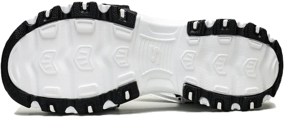 (W) Sandal Skechers D'Lites Hitam/Putih 31514-WBK Purchase (W) Sandal Skechers D'Lites Hitam/Putih 31514-WBK