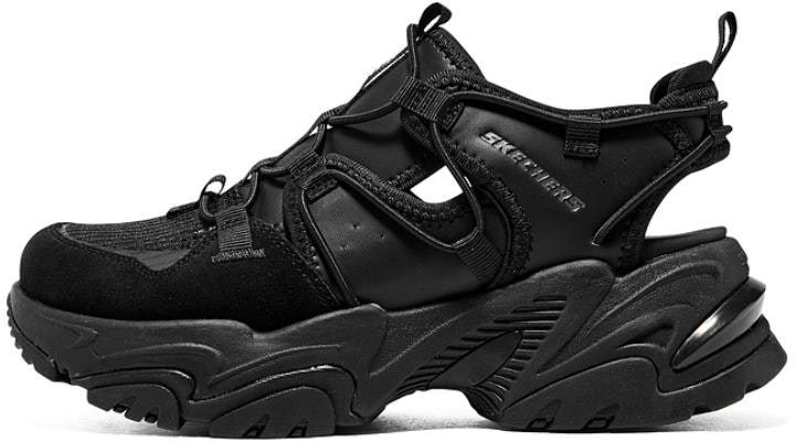 (Women) Skechers D'lites Sandals 'Black' 119860-BBK Buy (Women) Skechers D'lites Sandals 'Black' 119860-BBK