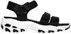 (Women) Skechers D'Lites Sandals Black 31514-BLK