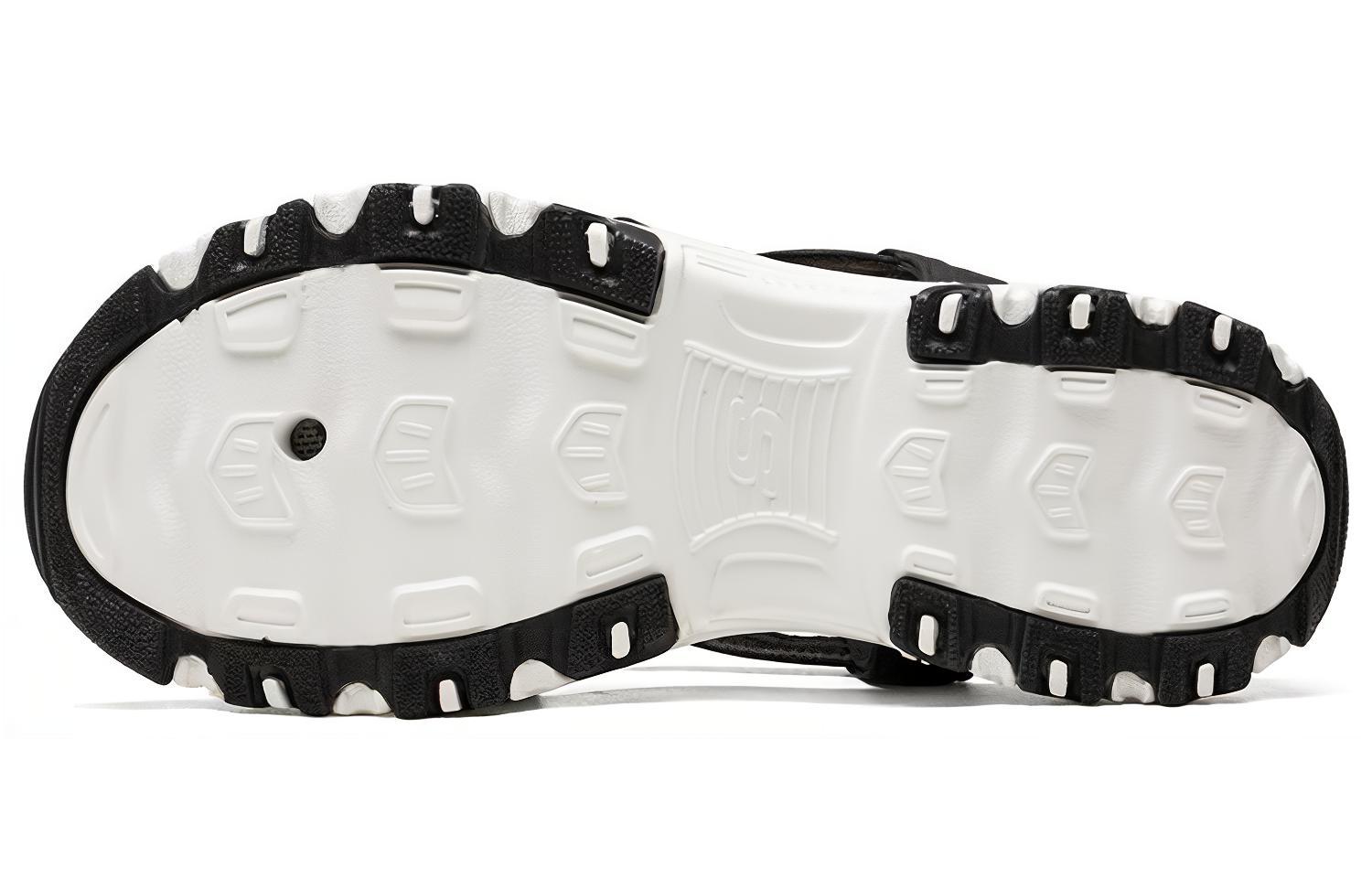 Purchase (Women) Skechers D'lites Sandals Black 31517-BLK