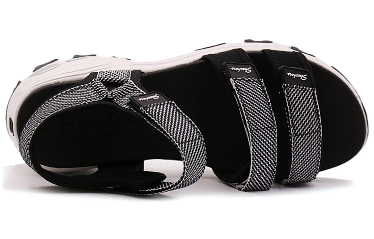 Lookbook (Women) Skechers D Lites Sandals Black 31657-BLK