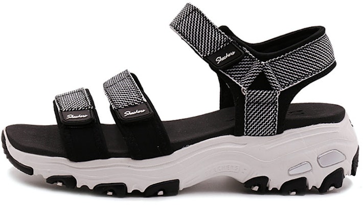 (Women) Skechers D Lites Sandals Black 31657-BLK Buy (Women) Skechers D Lites Sandals Black 31657-BLK