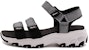 (Women) Skechers D Lites Sandals Black 31657-BLK