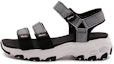Buy (Women) Skechers D Lites Sandals Black 31657-BLK