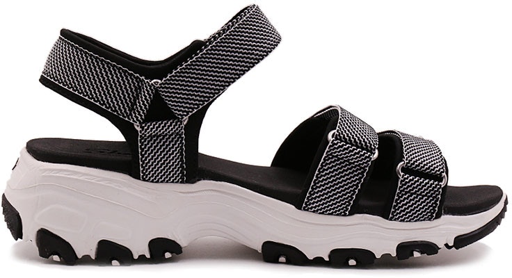 (W) スケッチャーズ D'Lites サンダル (黒) 31657-BLK Order (W) スケッチャーズ D'Lites サンダル (黒) 31657-BLK