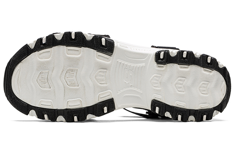 Shop (W) Sandalias Skechers D'Lites Negro/Blanco 88888341-BLK