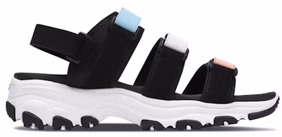 Order Skechers D‘Lites 休閒涼鞋 女款 黑白藍