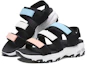 Lookbook (Women) Skechers D'Lites Sandals Black/White/Blue 66666108-MULT