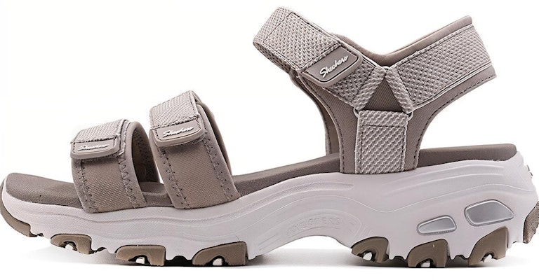 (Women) Skechers D Lites Sandals Brown/Chestnut 31657-TPE Buy (Women) Skechers D Lites Sandals Brown/Chestnut 31657-TPE