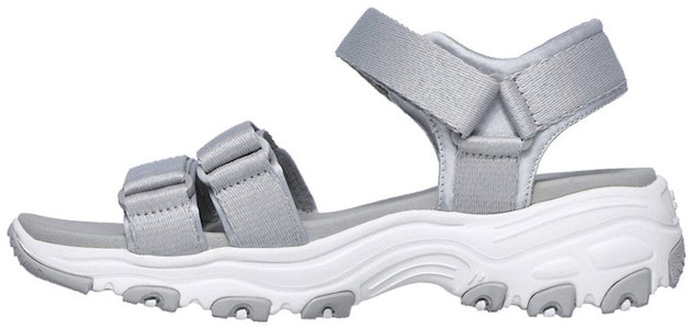 (W) 스케쳐스 딜라이트 샌들 그레이 (Skechers D'Lites Sandals Grey) 31514-GRY Buy (W) 스케쳐스 딜라이트 샌들 그레이 (Skechers D'Lites Sandals Grey) 31514-GRY